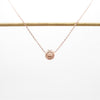 Simple Style Round Sterling Silver Plating Rose Gold Plated White Gold Plated Gold Plated Pendant Necklace