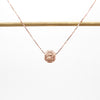 Simple Style Round Sterling Silver Plating Rose Gold Plated White Gold Plated Gold Plated Pendant Necklace