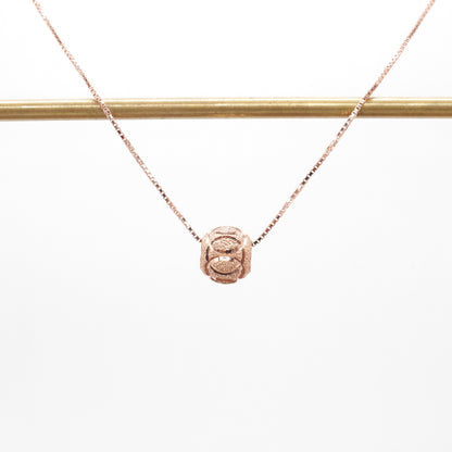 Simple Style Round Sterling Silver Plating Rose Gold Plated White Gold Plated Gold Plated Pendant Necklace