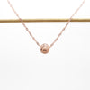 Simple Style Round Sterling Silver Plating Rose Gold Plated White Gold Plated Gold Plated Pendant Necklace