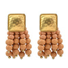 Fashion Tassel Alloy Beaded Tassel Plating Beads Women's Earrings