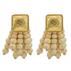 Fashion Tassel Alloy Beaded Tassel Plating Beads Women's Earrings