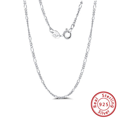 Simple Style Solid Color Sterling Silver Plating Necklace