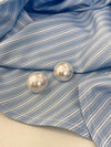 1 Pair Casual Elegant Solid Color Imitation Pearl Ear Studs