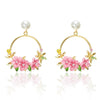 Sweet New Flower Beads Earrings Nhpf147209