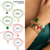 Cute Streetwear Letter Snowflake Soft Clay Christmas Women's Bracelets