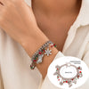 Cute Streetwear Letter Snowflake Soft Clay Christmas Women's Bracelets