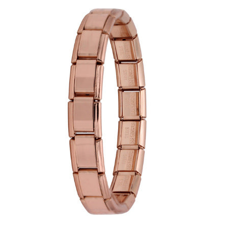 Hip-hop Retro Solid Color Stainless Steel Plating Bracelets