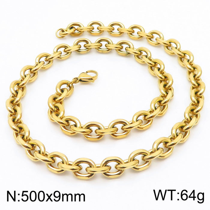 Fashion Stainless Steel O-chain Necklace Wholesale Gooddiy