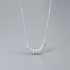 Ig Style Geometric Sterling Silver Plating Necklace