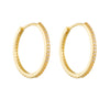 1 Pair Ig Style Solid Color Plating Inlay Sterling Silver Zircon 14k Gold Plated Rhodium Plated Hoop Earrings