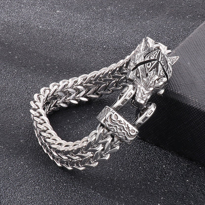 Punk Snake Dragon Titanium Steel Bracelets