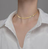 Simple Style Classic Style Solid Color Sterling Silver Necklace