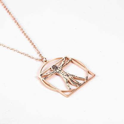 Wholesale Classic Style Commute Solid Color Titanium Steel Plating Gold Plated Pendant Necklace