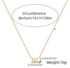 Casual Simple Style Number Stainless Steel Plating Inlay Zircon Gold Plated Pendant Necklace