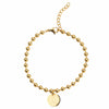 Simple Style Classic Style Solid Color Stainless Steel Plating Gold Plated Bracelets