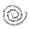 Hip-Hop Solid Color 304 Stainless Steel Polishing Chain 18K Gold Plated Unisex Necklace