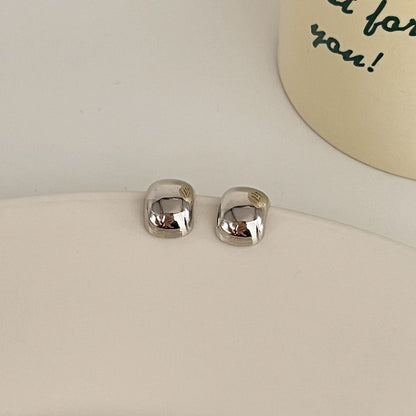 Wholesale Jewelry 1 Pair Simple Style Solid Color Mixed Materials Ear Studs