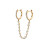 1 Piece Ig Style Elegant Luxurious Geometric Plating Inlay Copper Zircon 18k Gold Plated Drop Earrings