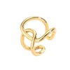 Casual Vintage Style Simple Style Geometric Copper Plating 18k Gold Plated Open Rings