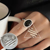 Hip-hop Streetwear Geometric Copper Open Ring