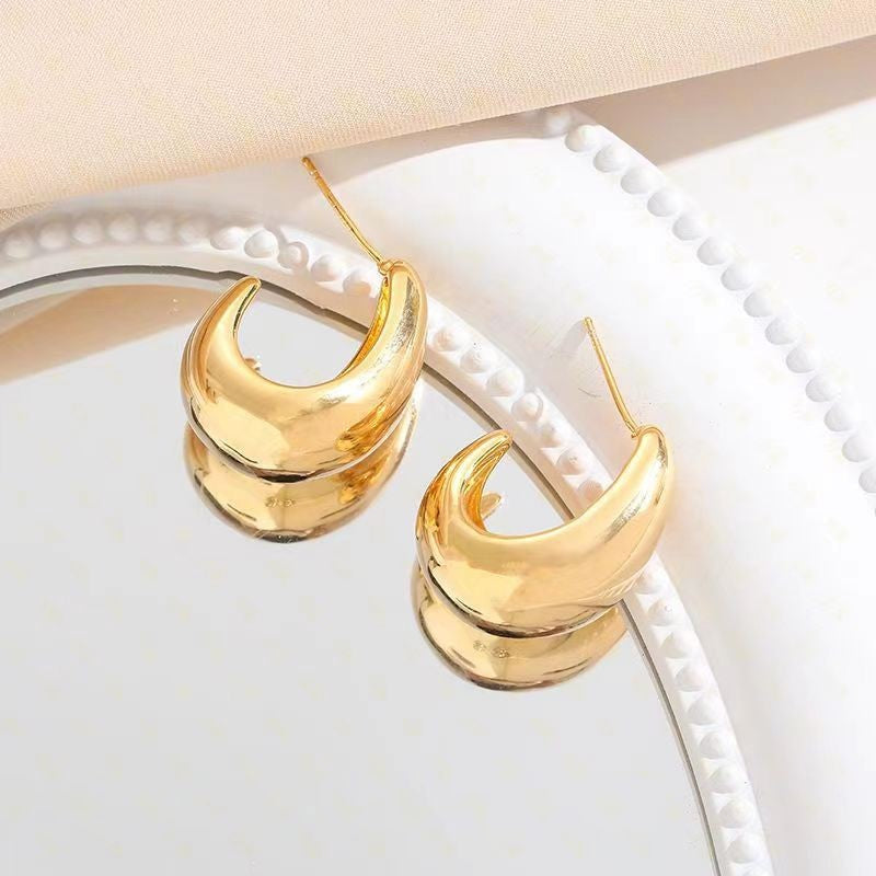 1 Pair Sweet Simple Style Water Droplets Plastic Resin Ear Studs