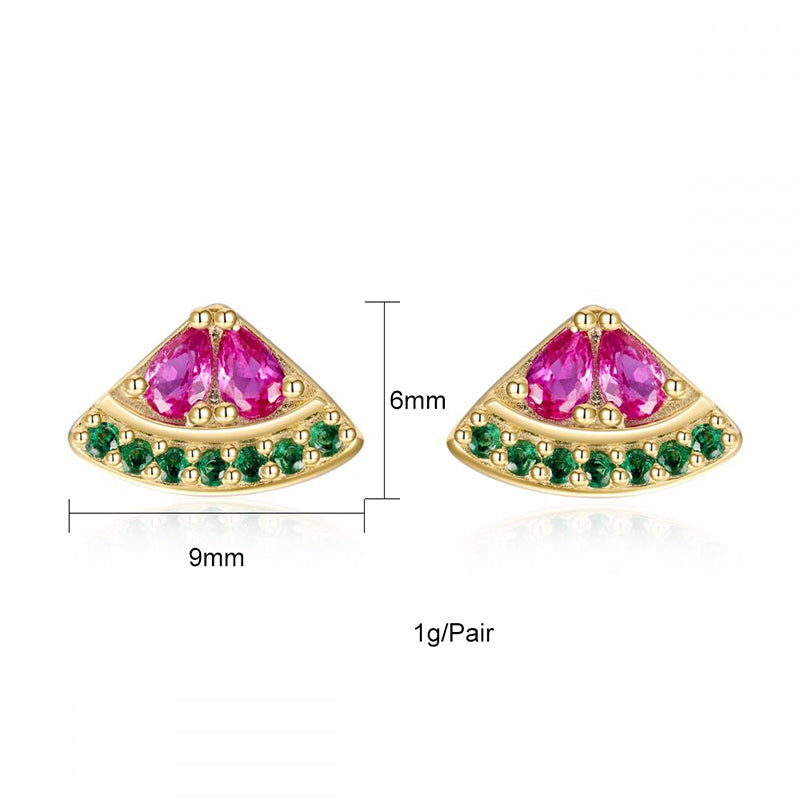 1 Pair Ig Style Simple Style Geometric Plating Inlay Copper Zircon 18k Gold Plated Drop Earrings