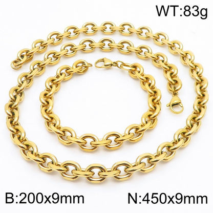 Fashion Stainless Steel O-chain Necklace Wholesale Gooddiy