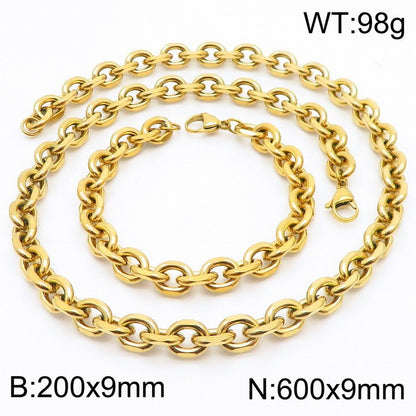 Fashion Stainless Steel O-chain Necklace Wholesale Gooddiy