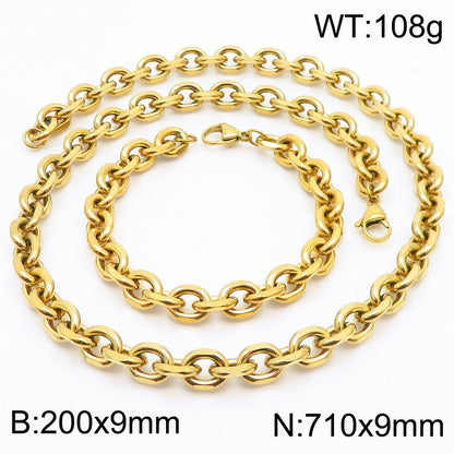 Fashion Stainless Steel O-chain Necklace Wholesale Gooddiy