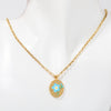 Casual Simple Style Flower Stainless Steel Plating 18k Gold Plated Pendant Necklace