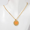 Casual Simple Style Flower Stainless Steel Plating 18k Gold Plated Pendant Necklace