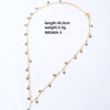 Simple Style Devil's Eye Square Eye Copper Inlay Crystal Pearl Zircon Necklace