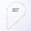 Simple Style Devil's Eye Square Eye Copper Inlay Crystal Pearl Zircon Necklace