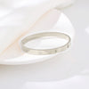 Elegant Sun Stainless Steel Plating Inlay Rhinestones 18k Gold Plated Bangle