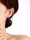 1 Set 2 Pieces Simple Style Classic Style Star Moon Butterfly Plating Inlay Copper Zircon Silver Plated Ear Cuffs