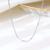 Simple Style Geometric Sterling Silver Plating Necklace