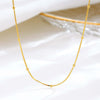 Simple Style Geometric Sterling Silver Plating Necklace