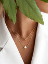 Simple Style Korean Style Solid Color Shell Copper Necklace