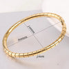 Wholesale Simple Style Solid Color Stainless Steel Plating Gold Plated Bangle