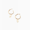 Fashion Shell Shell Inlaid Shell Artificial Pearls Women's Earrings 1 Pair