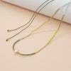 Simple Style Classic Style Geometric Glass Beaded Braid Women's Necklace