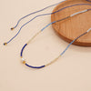 Simple Style Classic Style Geometric Glass Beaded Braid Women's Necklace