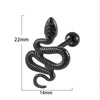 Novelty Streetwear Snake Stainless Steel Polishing Tongue Nail