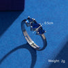 Simple Style Classic Style Heart Shape Copper Inlay Zircon Rings