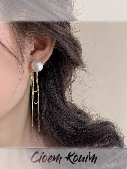 Ins Style Geometric Alloy Plating Women's Earrings 1 Pair