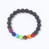 New Volcanic Stone Natural Stone Tiger Eye Stone Agate Beads Colorful Bracelets