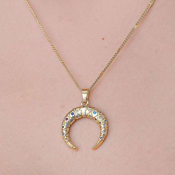 Wholesale Simple Style Tree Heart Shape Butterfly Stainless Steel Titanium Steel Polishing Plating Inlay Zircon Pendant Necklace