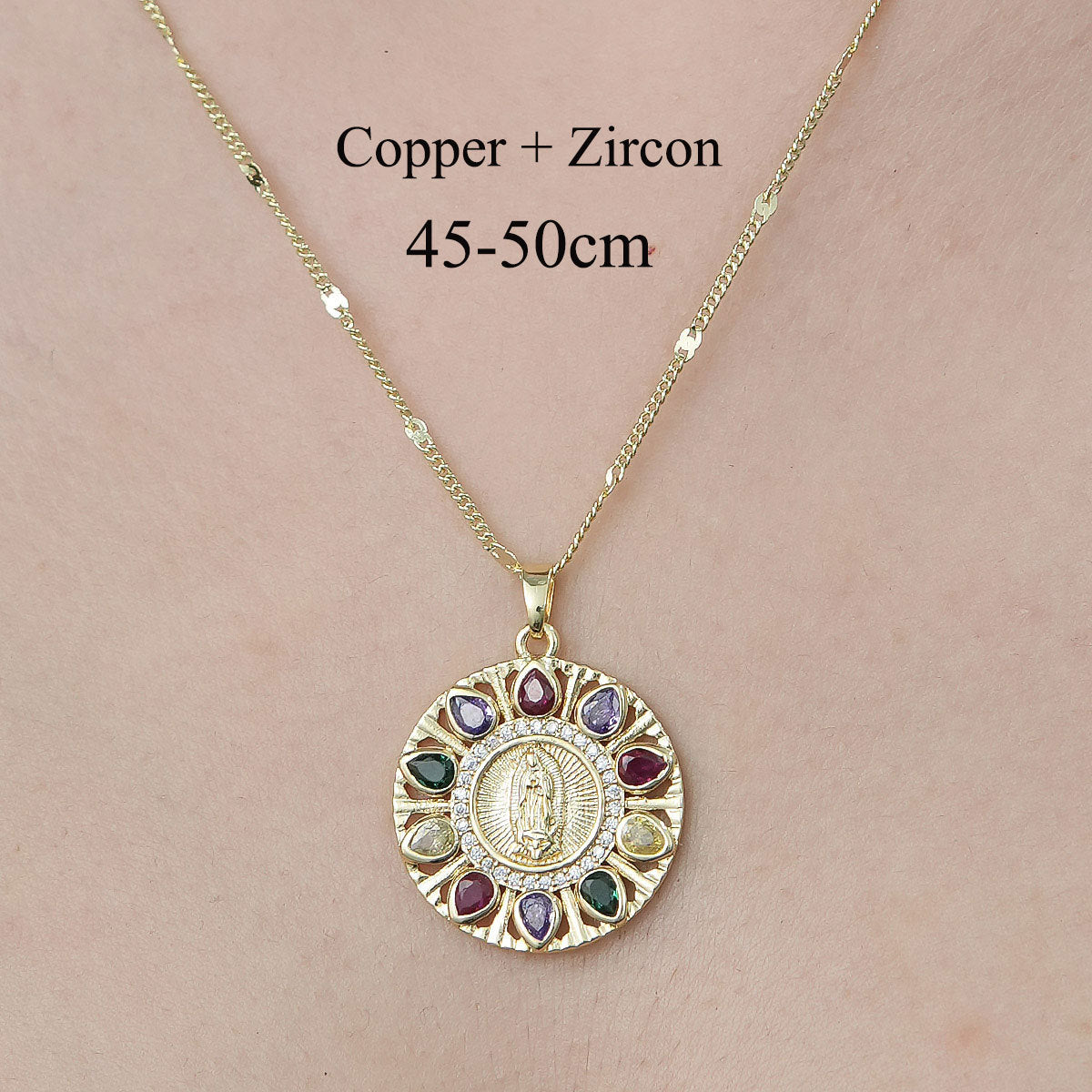 Simple Style Water Droplets Dragonfly Butterfly Copper Plating Inlay Zircon Pendant Necklace