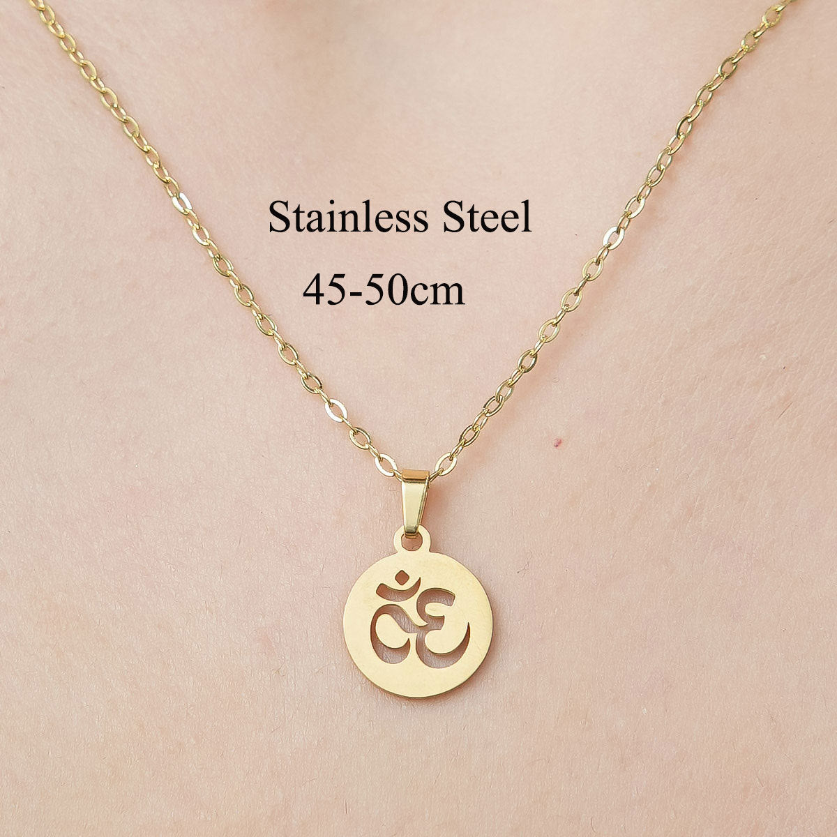 Wholesale Simple Style Moon Rocket Bear Stainless Steel Titanium Steel Polishing Plating Pendant Necklace